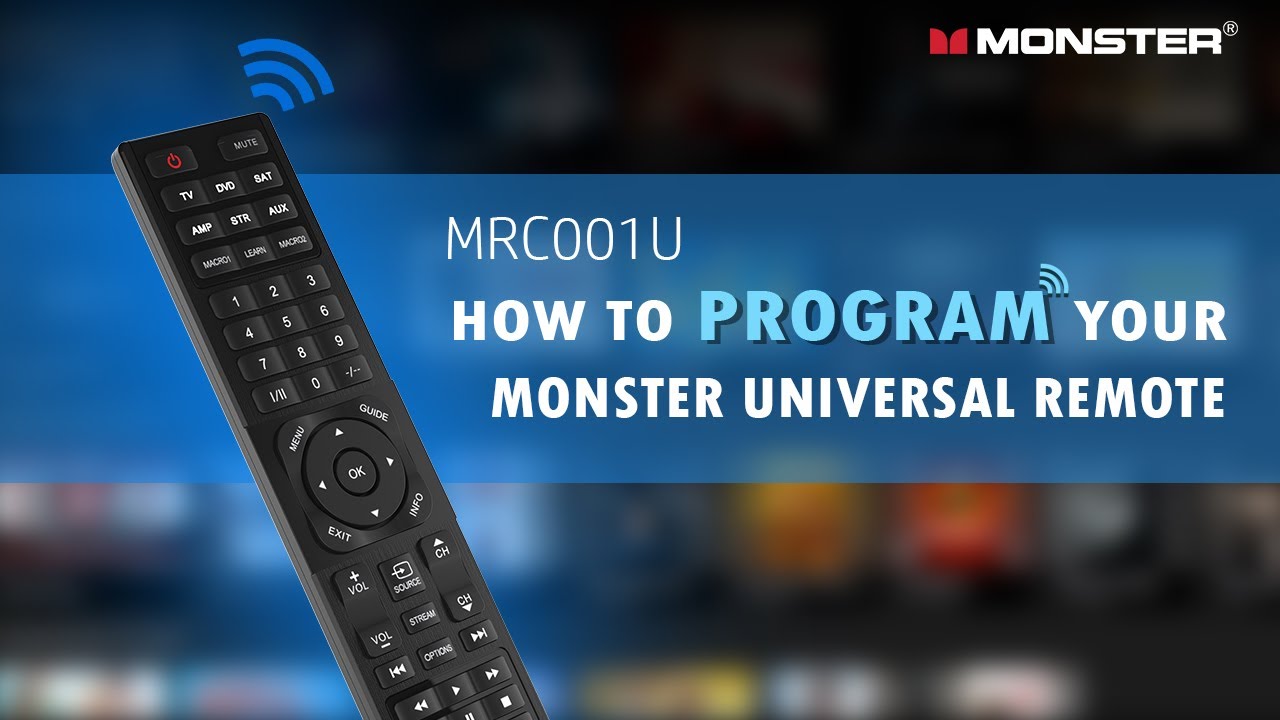 Monster Universal Remote Codes: Program Monster Remote